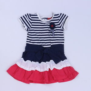 Sprout Girls Navy | White | Pink Dress size: 18 Months